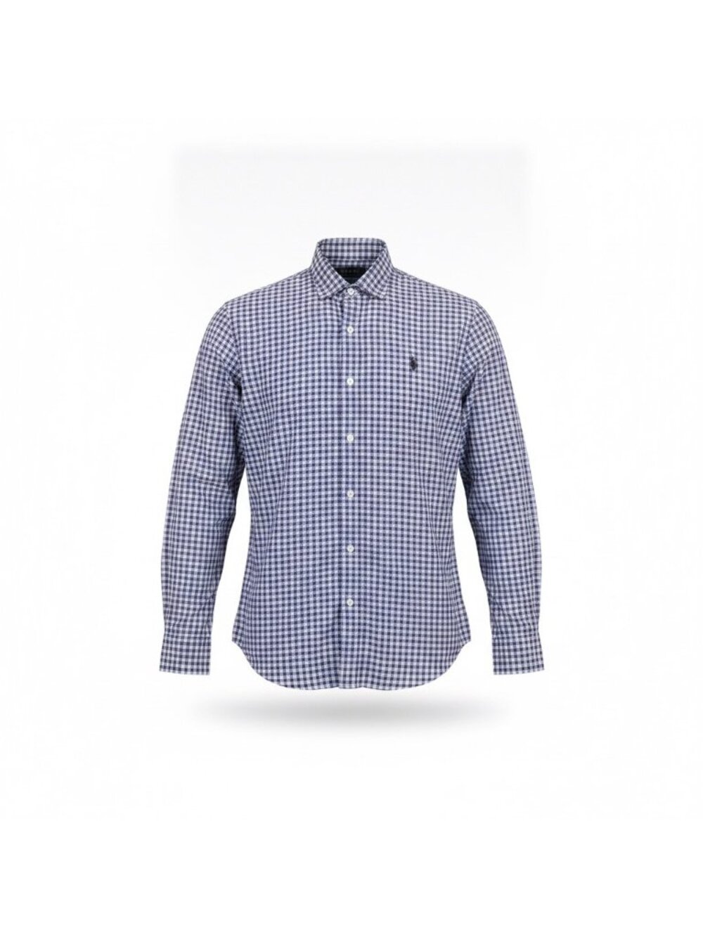Polo Ralph Lauren Mens Blue & White Button-Down Classic Fit Shirt Size XXL